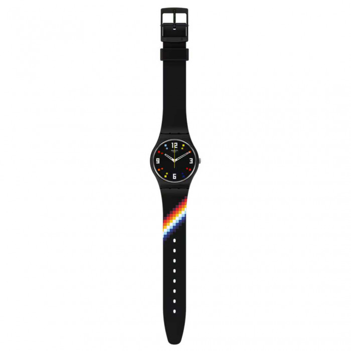SWATCH BLACK CAROUSEL SQUARES