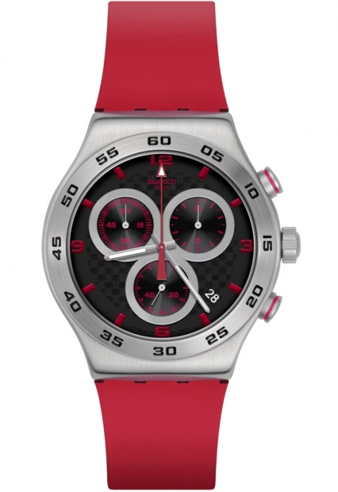 SWATCH CRIMSON CARBONIC RED