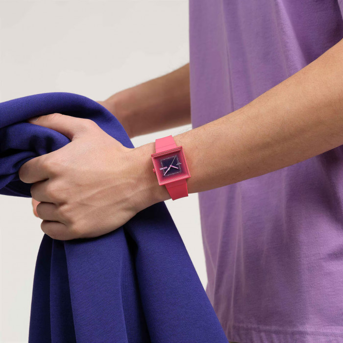 SWATCH SQUARELY BERRY