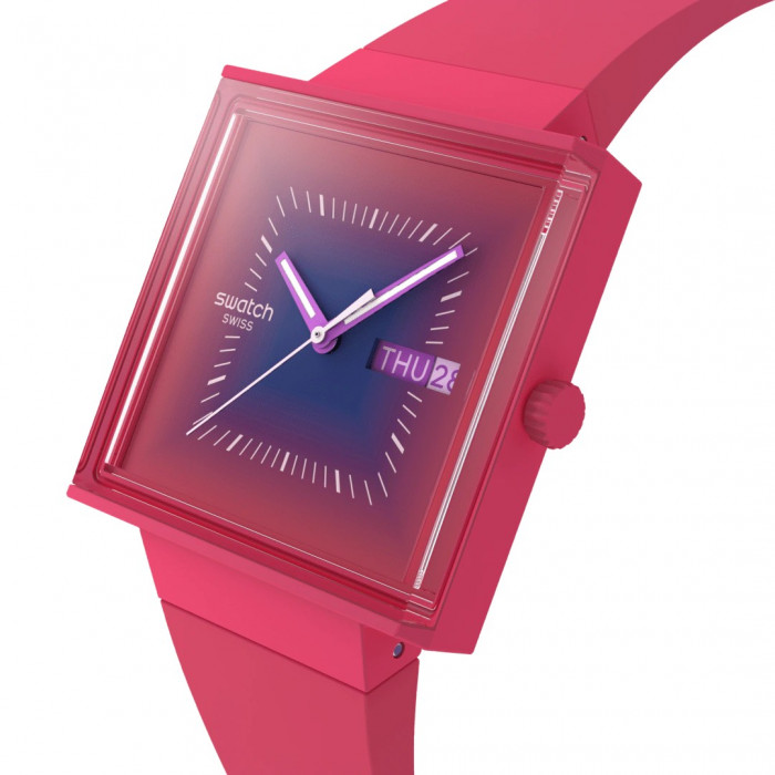 SWATCH SQUARELY BERRY