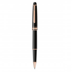 Ручка роллер Montblanc Meisterstück с  покрытием розового золота