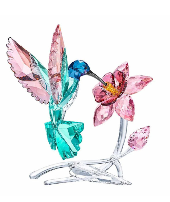 Колибри и цветок IDYLLIA SWAROVSKI