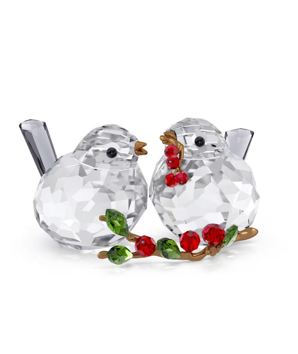 Пара птиц и ягоды IDYLLIA SWAROVSKI