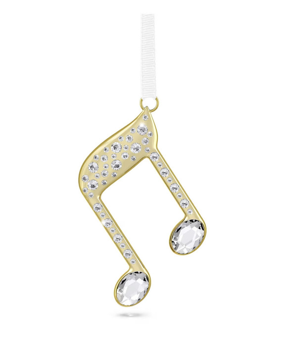 Украшение «Holiday Magic» с двумя музыкальными нотами SWAROVSKI