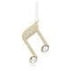 Украшение «Holiday Magic» с двумя музыкальными нотами SWAROVSKI