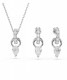 Набор: колье с подвеской и серьги Mesmera Swarovski