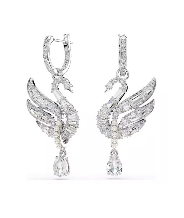 Серьги-подвески Swan Swarovski