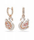Серьги-подвески Swan Swarovski