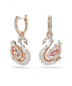 Серьги-подвески Swan Swarovski