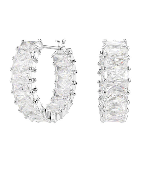 Мини серьги-кольца Matrix Swarovski