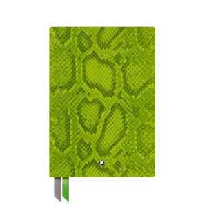 Блокнот Montblanc Python Print Collection, размер А5, зеленый, линованный