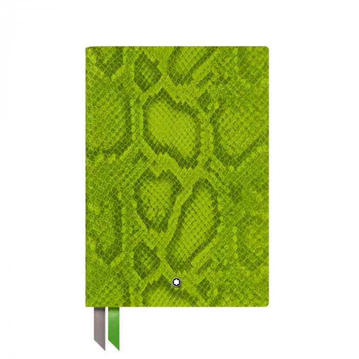 Блокнот Montblanc Python Print Collection, размер А5, зеленый, линованный