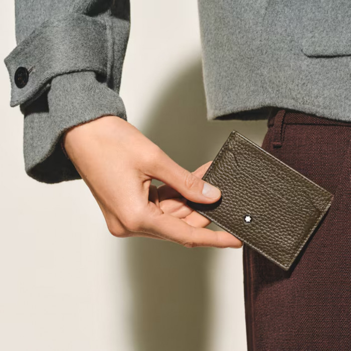 Визитница Montblanc Meisterstuck Grain с 6 отделеними для карт