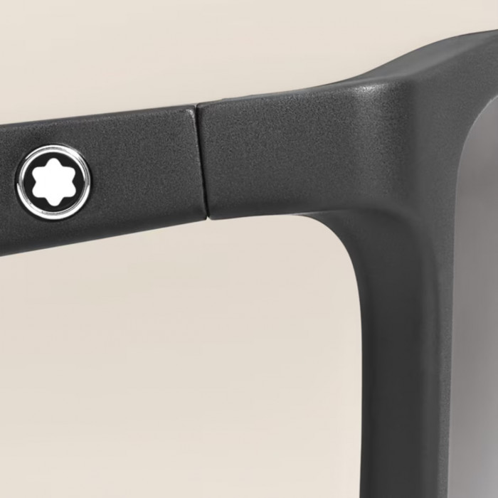 Солнцезащитные очки Montblanc Extreme 3.0 с черной ацетатной оправой