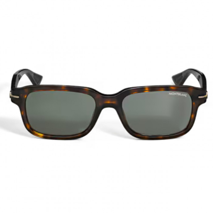 Солнцезащитные очки Montblanc с оправой из ацетата цвета «Гавана»