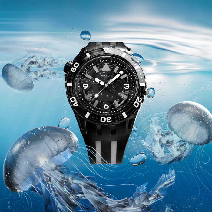 SWATCH BLACK SEA NETTLE