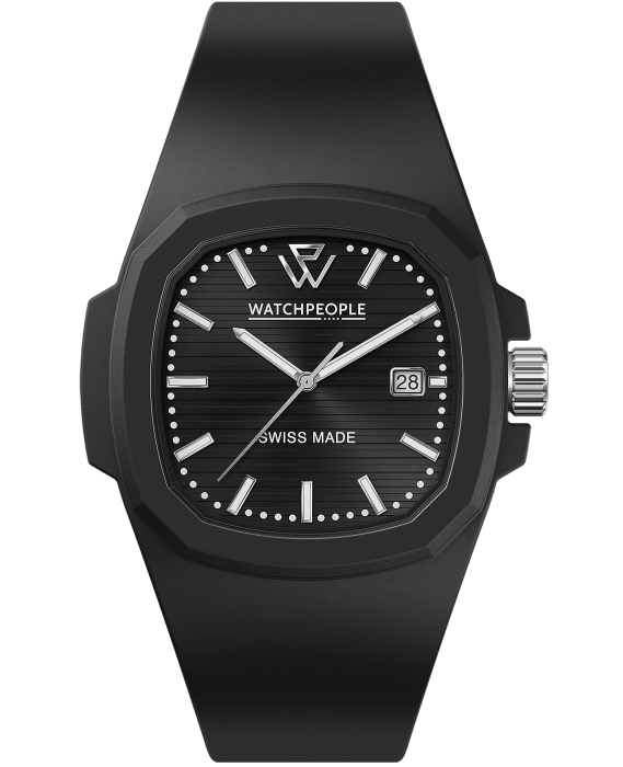 WATCHPEOPLE WP4 Black Silver Lines 44 мм