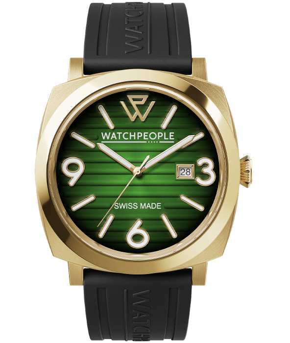WATCHPEOPLE WP2 Metal Gold Black Green Radial