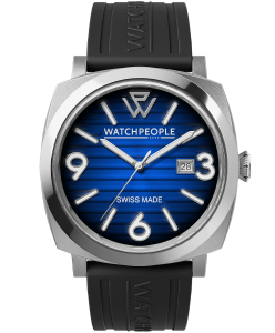 WATCHPEOPLE WP2 Metal Silver Black Blue Radial