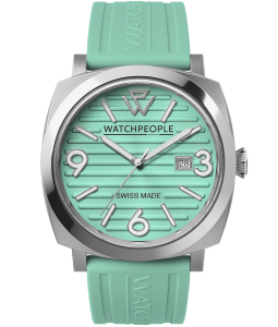 WATCHPEOPLE WP2 Metal Silver Turquoise