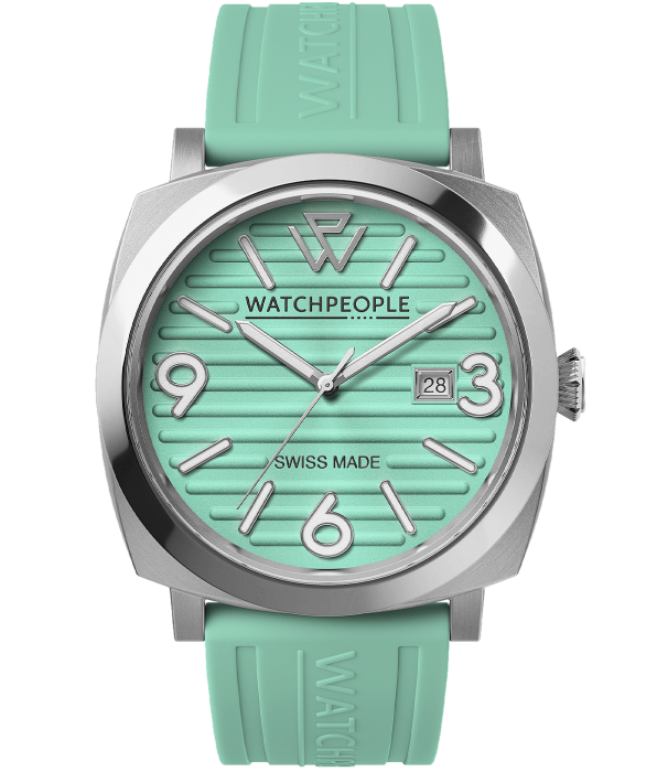 WATCHPEOPLE WP2 Metal Silver Turquoise