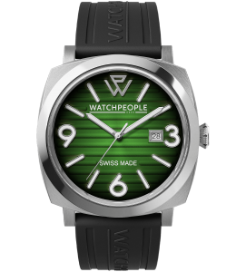 WATCHPEOPLE WP2 Metal Silver Black Green Radial