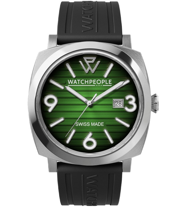 WATCHPEOPLE WP2 Metal Silver Black Green Radial