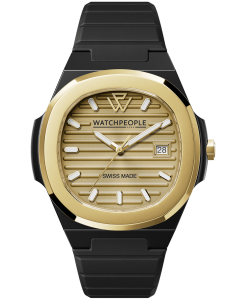 WATCHPEOPLE WP7 Solid Sili Black Gold
