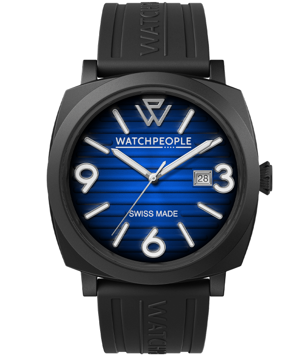 WATCHPEOPLE WP2 Metal Black Black Blue Radial