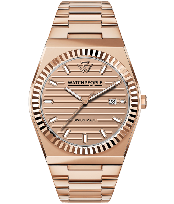 WATCHPEOPLE WP1 Metal RG Shiny Rose Gold