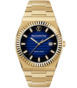 WATCHPEOPLE WP1 Metal Gold Brushed Black Blue