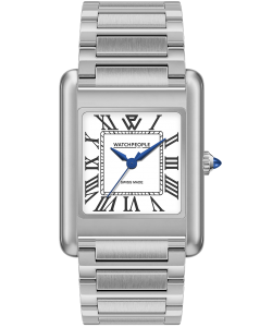 WATCHPEOPLE WP6 Shiny Silver Timeless White