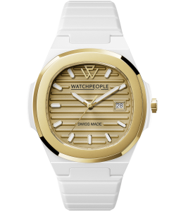 WATCHPEOPLE WP7 Solid Sili White Gold