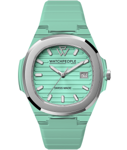 WATCHPEOPLE WP7 Clear Sili Turquoise