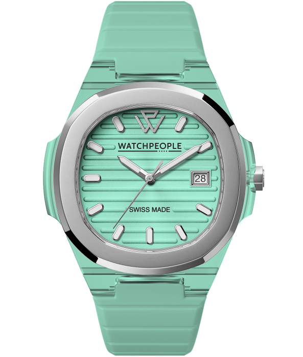 WATCHPEOPLE WP7 Clear Sili Turquoise