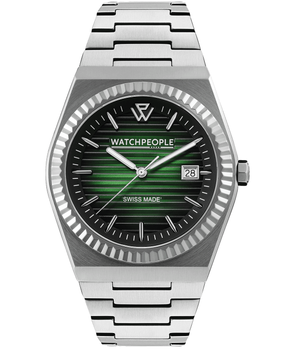 WATCHPEOPLE WP1 Black Green Radial Line 41 мм