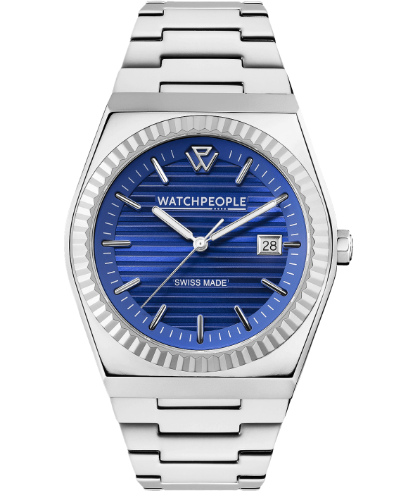 WATCHPEOPLE WP1 Silver royal blue 41 мм