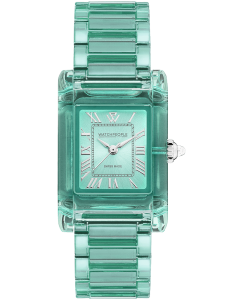 WATCHPEOPLE WP6 Clear Shiny Turquoise