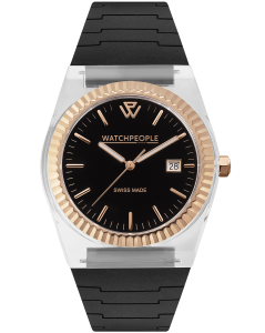 WATCHPEOPLE WP1 Transparent Black Rose-Gold