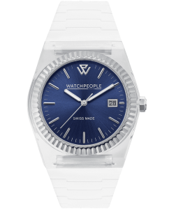 WATCHPEOPLE WP1 Transparent White Dark Blue 41 мм
