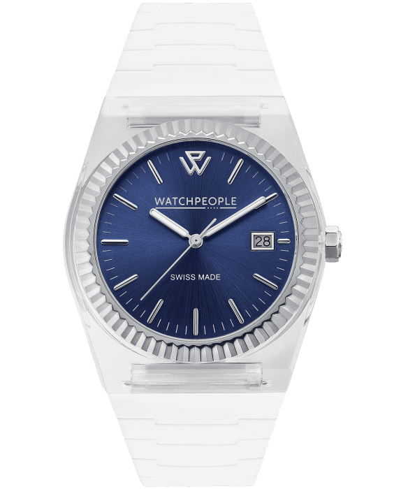 WATCHPEOPLE WP1 Transparent White Dark Blue 41 мм