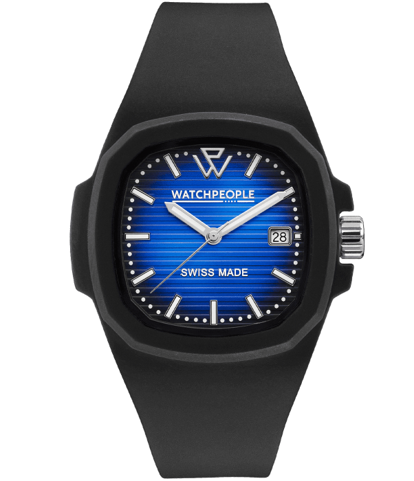 WATCHPEOPLE WP4 Black Blue Radial Lines 44 мм