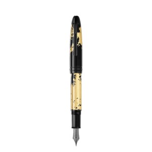 Перьевая ручка Montblanc c гибким пером Calligraphy Gold Leaf перо F