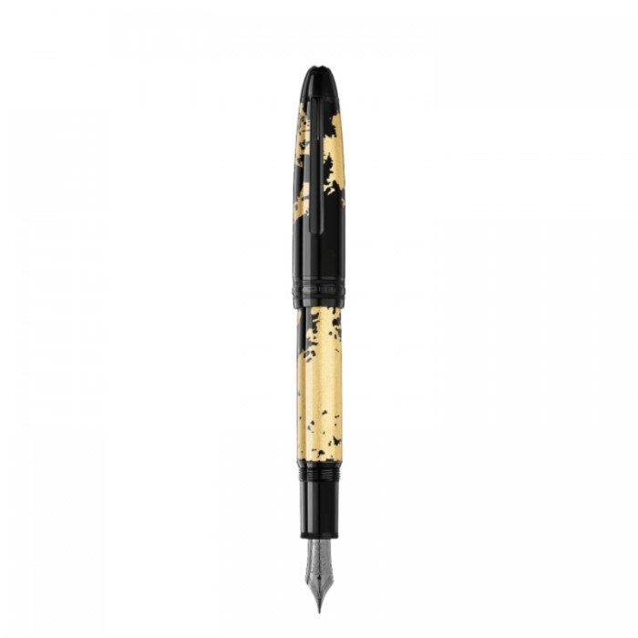 Перьевая ручка Montblanc c гибким пером Calligraphy Gold Leaf перо F