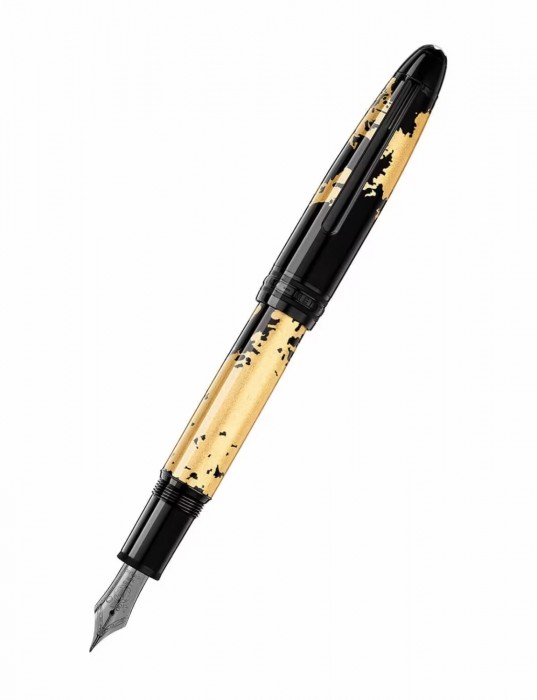 Перьевая ручка Montblanc c гибким пером Calligraphy Gold Leaf перо F