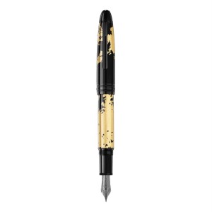 Перьевая ручка Montblanc c гибким пером Calligraphy Gold Leaf перо M