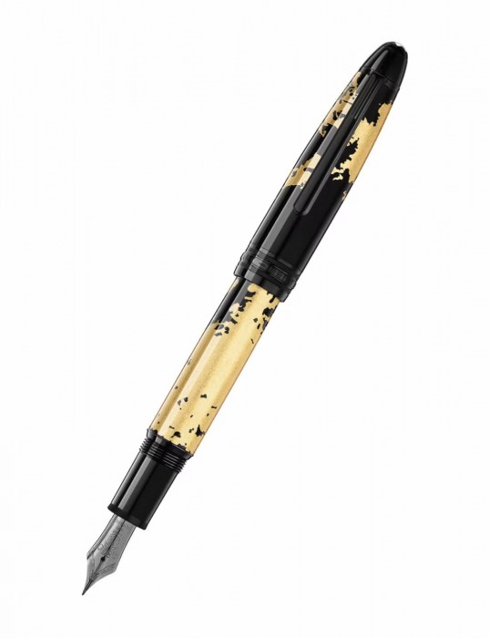 Перьевая ручка Montblanc c гибким пером Calligraphy Gold Leaf перо M