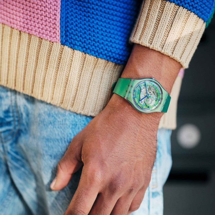 SWATCH SHIMMER GREEN