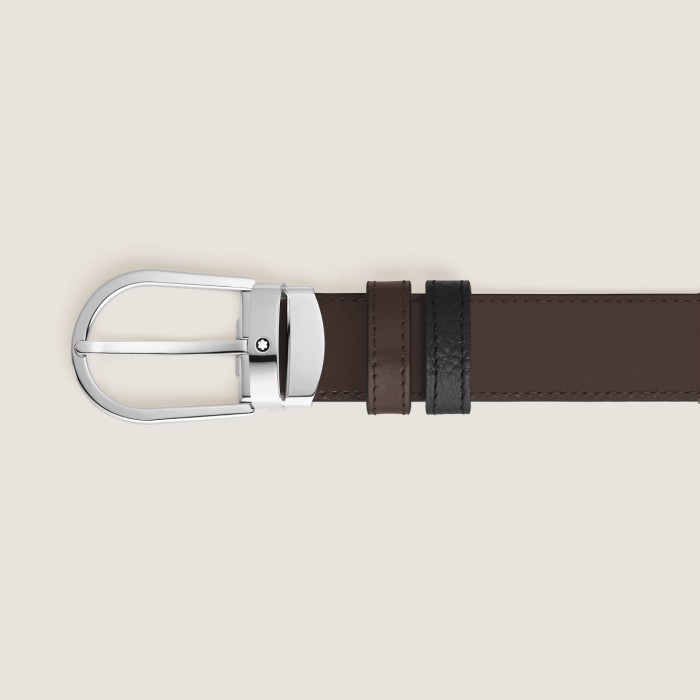 Ремень двусторонний Montblanc GRAINED LEATHER 30 мм