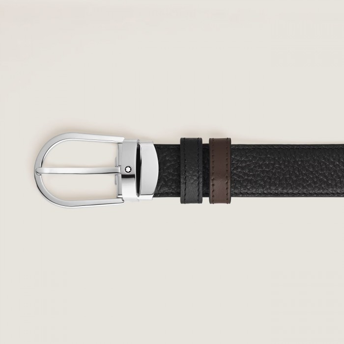 Ремень двусторонний Montblanc GRAINED LEATHER 30 мм